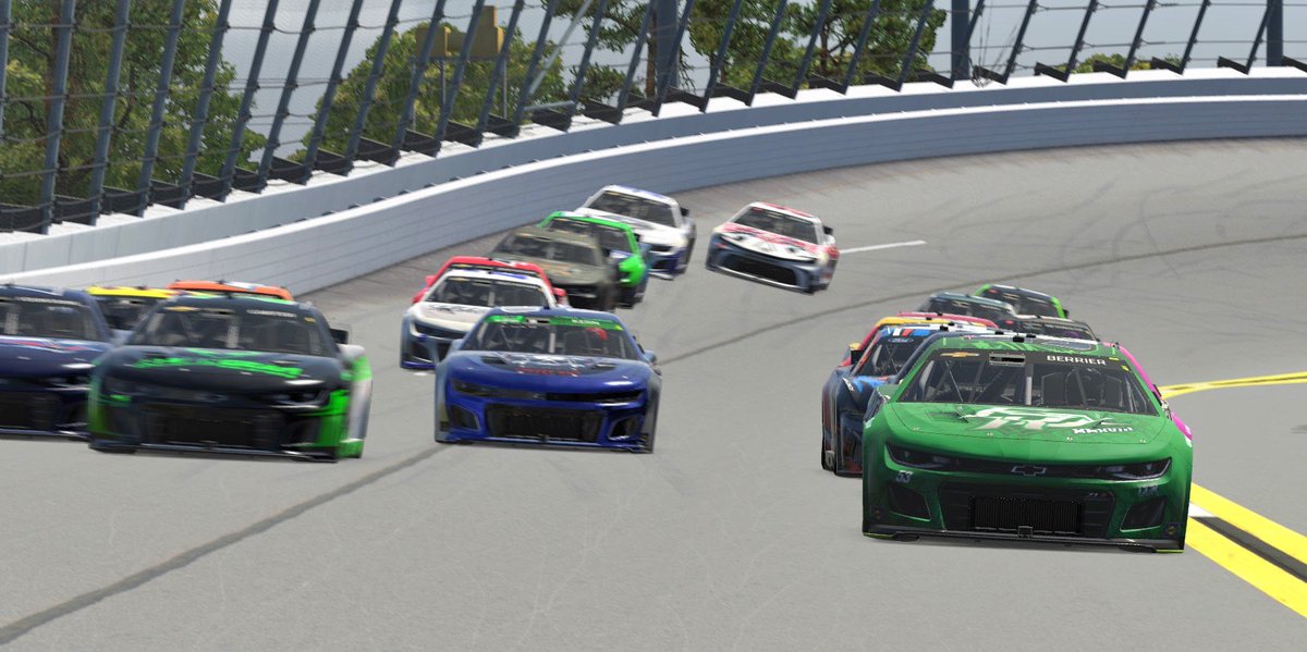 realbrandonbme's tweet photo. 🟢 P2 / 🏁 P5
📍 Daytona

First points race in CRRL, brought it home with a top 5! Had some early adversity to overcome, but all in all can’t complain!

#iRacing #SimRacing #eNASCAR #LetsGetCookin https://t.co/el57jm8FcX