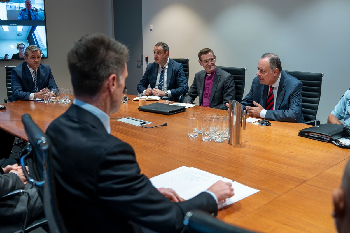 New South Wales needs to come together. And it's why I called a meeting with faith leaders across western Sydney. The message is clear from all faiths. Violence has no place here. We must let police carry out their investigation into last night's events.