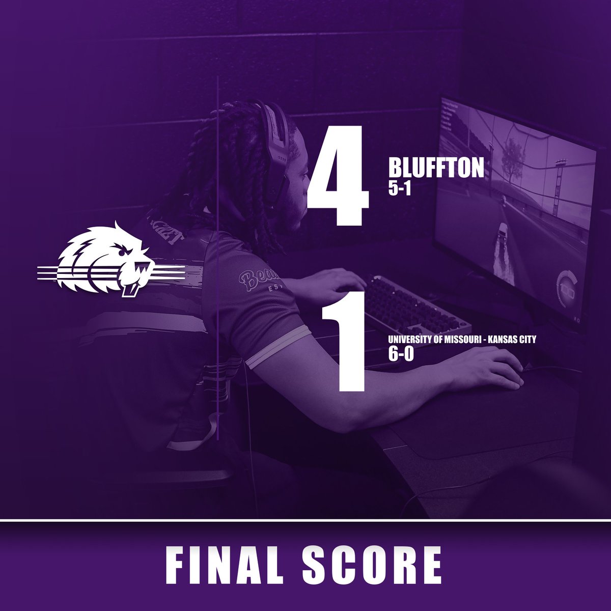 BlufftonEsports's tweet photo. OUR ROCKET LEAGUE TEAM ARE CHAMPIONS!!!๐
Bluffton Rocket League defeats University of Missouri - Kansas City in our Conference Finals match of the @nacestarleague finishing the series 4-1!
Insanely proud of our guys!!!! ๐ฆซ๐๏ธโฝ๏ธ๐
#ProtectTheDam // RL https://t.co/CN1tC0SIby