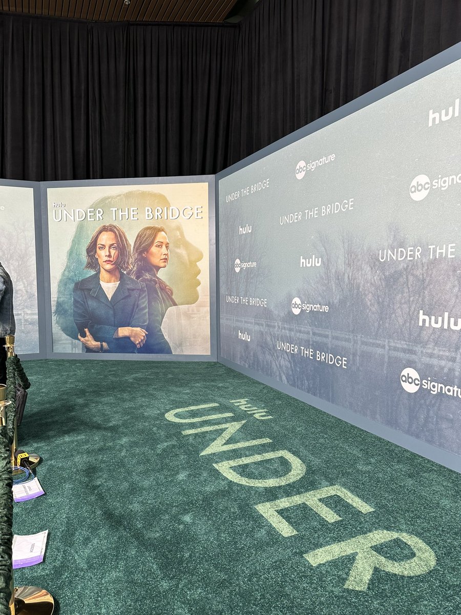 “Under the Bridge” premiere tonight with Lily Gladstone and Riley Keough