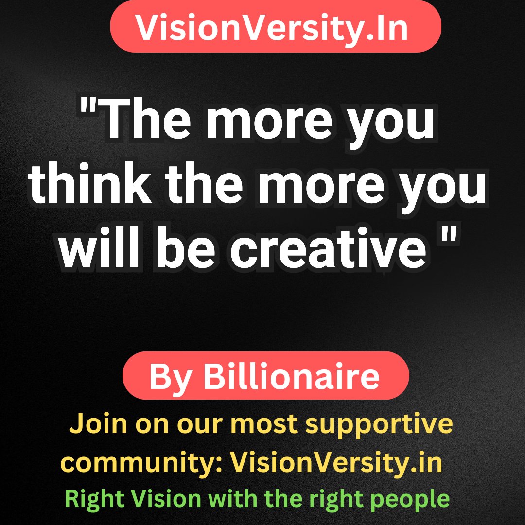 Join our on supportive community  visionversity link below👇
visionversity.in 
#billionairemindset #success 
#mindset #entrepreneurship #business