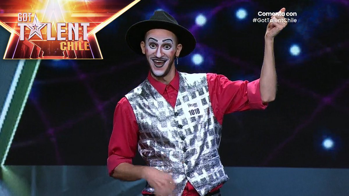 German Massimino cautivó al jurado con baile al estilo popping clown 🕺🎵 #GotTalentCHV Revive su puesta en escena aquí 👉 bit.ly/3UhWsvj