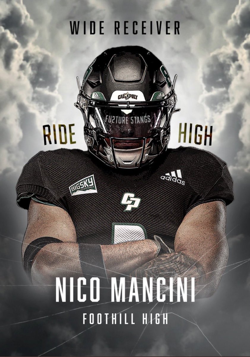 Nico Mancini (@nicomancini21) on Twitter photo Excited to be visiting <a href="/calpolyfootball/">Cal Poly Football</a> this weekend <a href="/wesyerty24/">WesLee Yerty</a> <a href="/coach_rosy/">Timm Rosenbach</a> <a href="/GoFoothill/">Foothill Football (2024)</a> <a href="/PGregorian/">Paul Gregorian</a> <a href="/GregBiggins/">Greg Biggins</a> Excited to be visiting <a href="/calpolyfootball/">Cal Poly Football</a> this weekend <a href="/wesyerty24/">WesLee Yerty</a> <a href="/coach_rosy/">Timm Rosenbach</a> <a href="/GoFoothill/">Foothill Football (2024)</a> <a href="/PGregorian/">Paul Gregorian</a> <a href="/GregBiggins/">Greg Biggins</a>