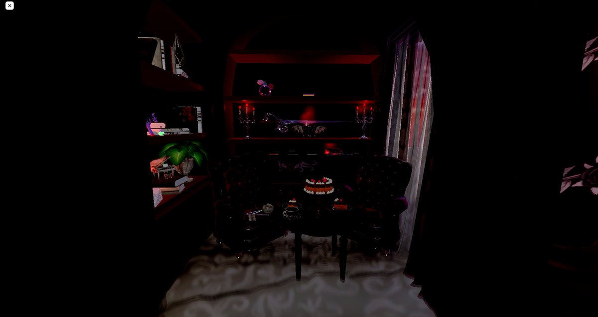 Fiery_Layla's tweet photo. @RoyaleHighValks Here's my dorm! I'm aiming for a gothic vampiric look :3
(also please ignore the fact its still not finished thanks bye-) https://t.co/0pHvt8q2Bj