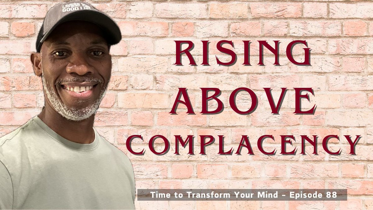 Pierre_Laguerre's tweet image. In today’s episode #88 of our 100-Day Challenge, the topic is “Dream Thieves: Complacency.”

Watch Now at timetotransformyourmind.com/ep88
#DailyMotivator #Transformation #SpiritualMentor #100DayChallenge #Episode88 #DreamThieves #Complacency #Faith #Discipleship #Kingdom