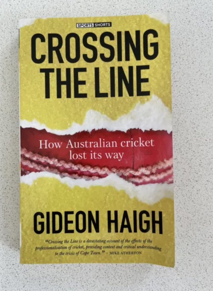 This could be the year I belatedly run through my cricket reading list.

This Gideon Haigh special delves deep into the rot in Cricket Australia that set in motion the decade-long decline that culminated in Sandpapergate. Excellent and impassioned.