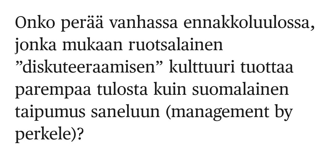 Aamen! 'Kolumni | Suomen työmarkkina­selkkauksessa on monia kummallisuuksia: hs.fi/mielipide/art-…