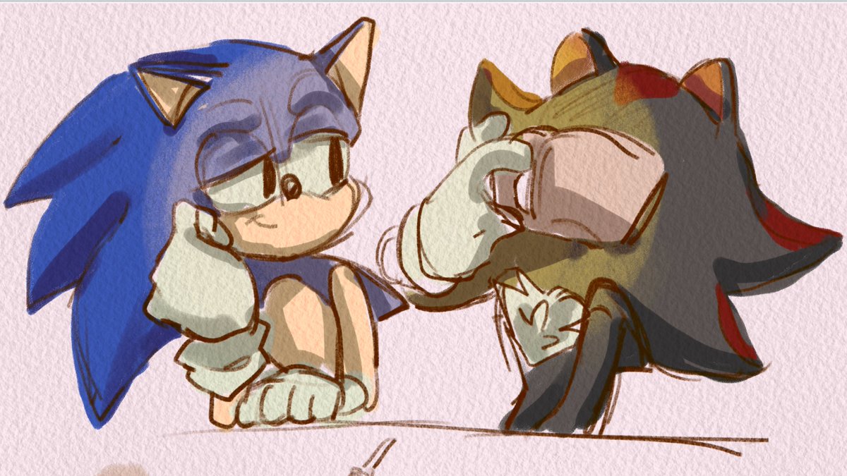 Sonic sharing new things of earth with Shadow is gonna be something I’ll draw a lot. It’s cute

#sonadow #shadonic 

[1/2]