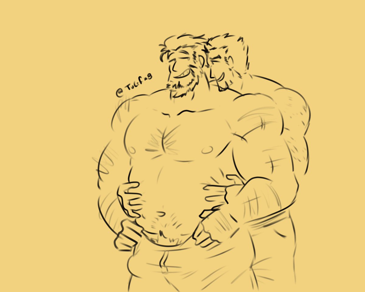 Doodle #5 until I find meaning in my life Garcia x Gilliam owo Talking with a friend give me the idea uwu