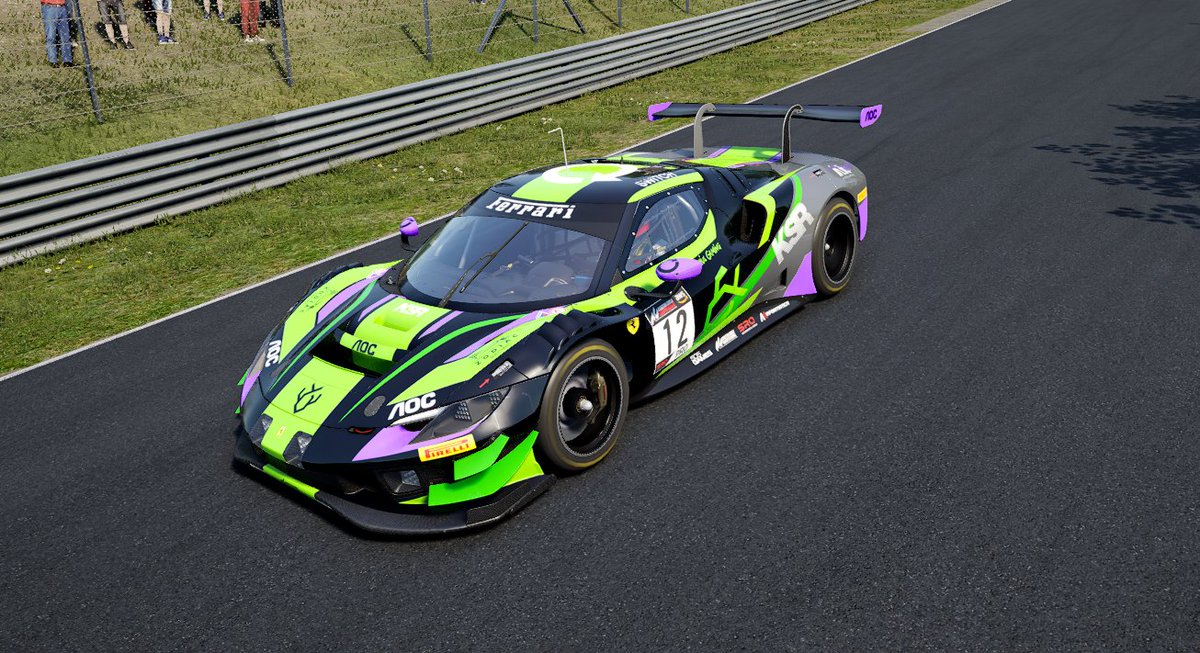 @omnius_gaming  takes on the 24h of Nords this weekend with 2 teams, keep a lookout for both 👀

T1: KSR Endurance Team (AMR Vantage GT3)
T2: OKZ Endurance Team (Ferrari 296 GT3)

#BleedGreen #omnius