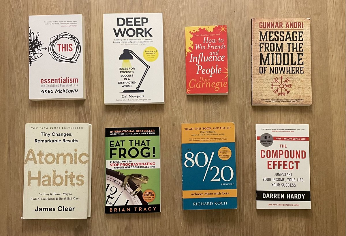 poorbjorn's tweet photo. Six books that will change the way you work and live your life forever.

#reading #nonfiction #books https://t.co/OEMohI6dIc