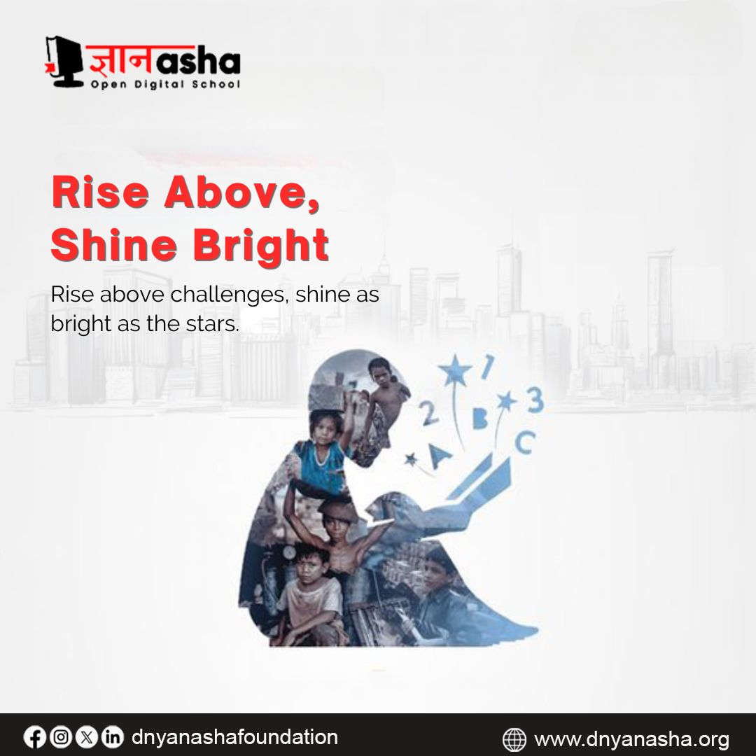 No obstacle is too big to overcome, no dream is too far-fetched to achieve. Let's empower children to rise above their circumstances and shine brightly in the sky of possibilities.

#EducationMatters #Empowerment #DnyanashaFoundation #EducationTransforms #ngo #charity