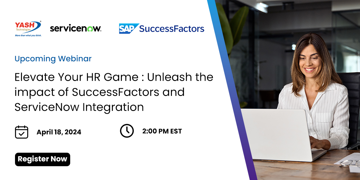 Join us for our exclusive webinar on how the powerful combination of @successfactors and @ServiceNow can simplify onboarding, streamline operations, drive automation, and much more. Register now hubs.la/Q02sZS960 #Successfactors #Servicenow #Webinar @saratpvsl @nageshpolu