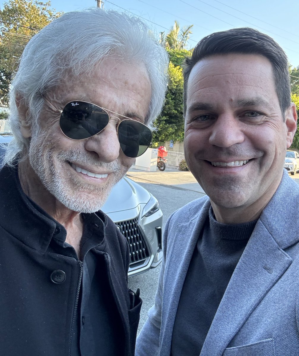 Super fun happy hour with George Chakiris, who’s officially in a three-way tie for the title of coolest 92-year-old Oscar winner I know.