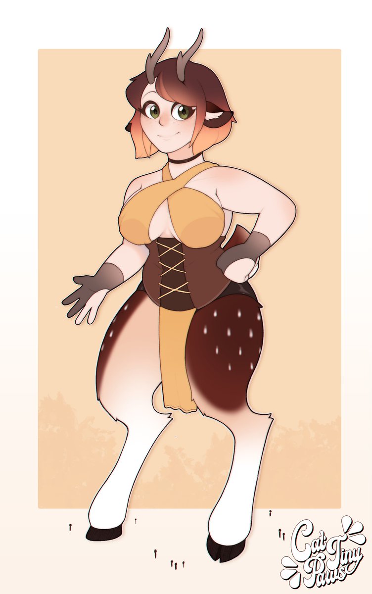 GiantDeerLady's tweet photo. Hey! ⭐️
I'm Catherine Alessandra, most people call me Cat.
This is my side account for random rambling about videogames; mainly Pokémon and Destiny 2!  

My main account where I post illustrations:
@CatTinyPaws

My persona in this account is a Giantess Deer-Centaur! https://t.co/iuSV0ZiSQx