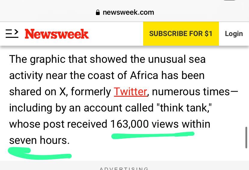 📢 shout out to Times of India, Newsweek & Fox News All three of you some how ended up writing the same fucking article Nothing suspicious there ✌🏽 (#UFOTwitter #UFO #UFOs #UFOSightings #UAPTwitter)