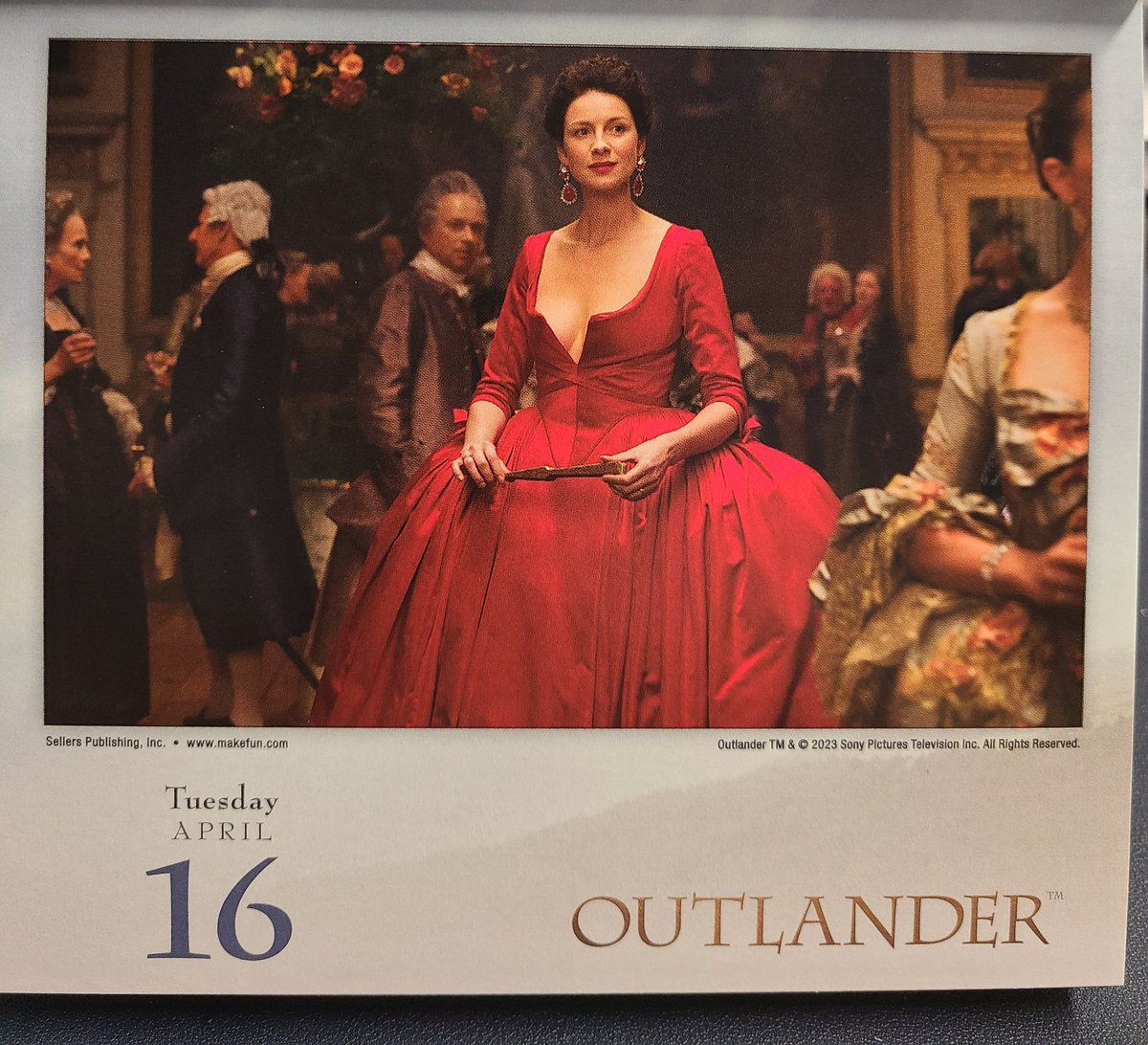 #dailycalendar April 16th 2024 #2024OutlanderCalendar #Outlander #ClaireFraser #CaitrionaBalfe instagram.com/p/C5zrDRRM4eV/…