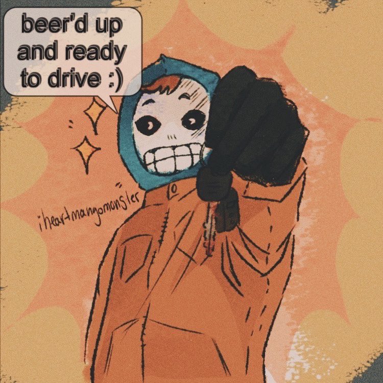 Their carhart jacket is actually full of car keys and they like to hand them out to drunk people I don’t make the rules
#marblehornets
#skully