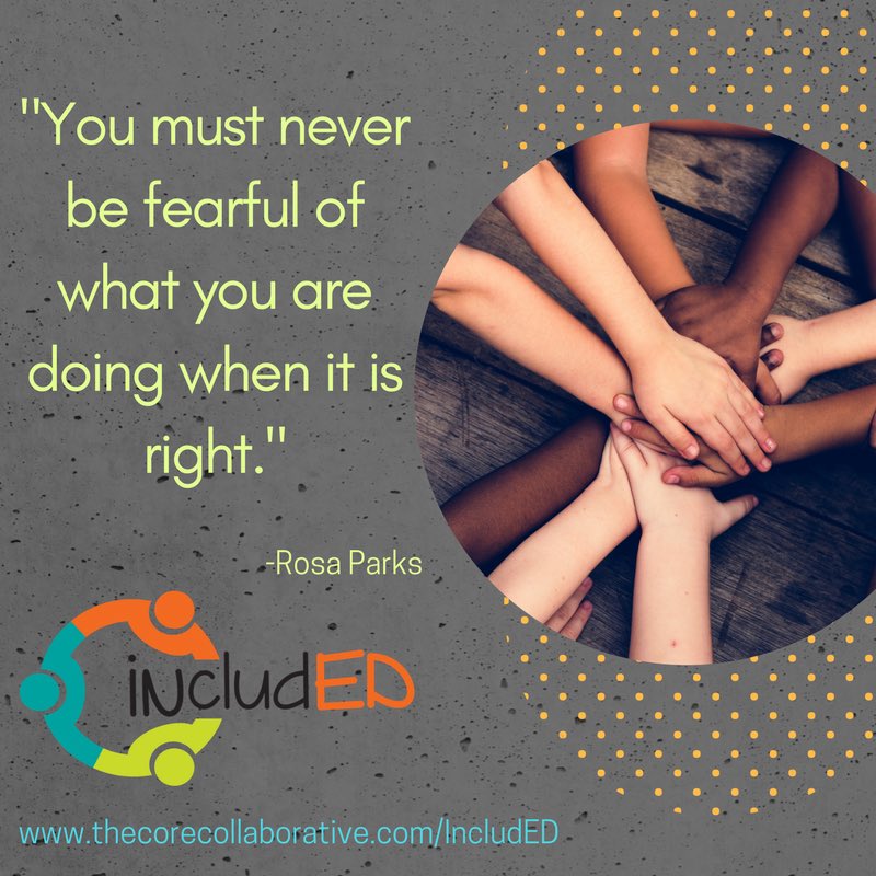 bloomberg_paul's tweet photo. #HonoringIMPACT
"You must never be careful of what you are doing when it is right."
~ Rosa Parka
#IncludED #YouBelong https://t.co/Ihs6okUMW6
