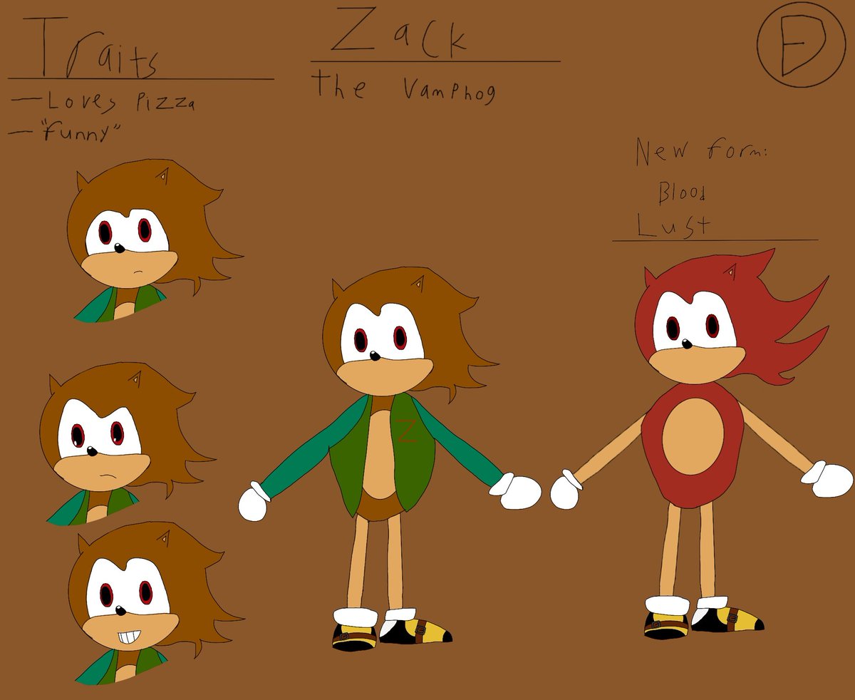 Thefandomkid1's tweet photo. Decided it'd be better if I had made a reference sheet for Zack as well. (3 remaining...) #sonicoc  #sonicfanart https://t.co/NwX71VJL0Y