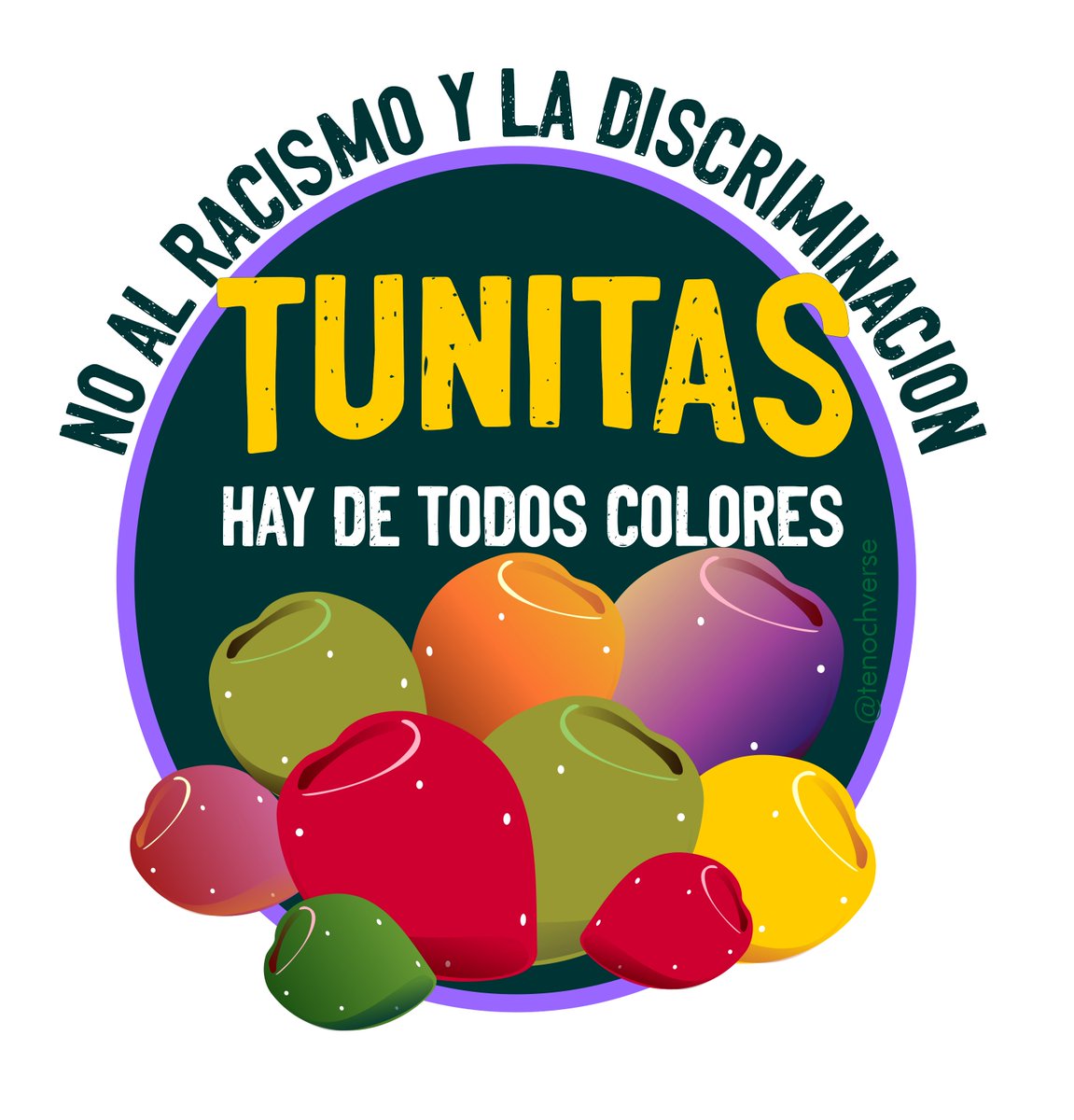 #Tunitas El tema siempre será #Noalracismo #LuchaAntiracista #FightRacism con conciencia decolonial y respetuoso de la diversidad.