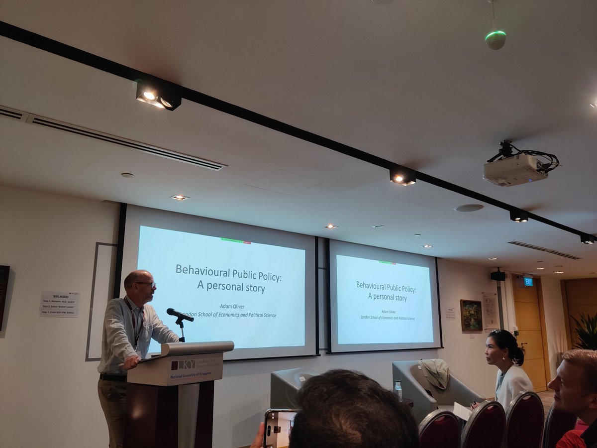 Second keynote address by @1969ajo at the #BPPWorkshop at LKYSPP, NUS on the development of the field of Behavioural Public Policy