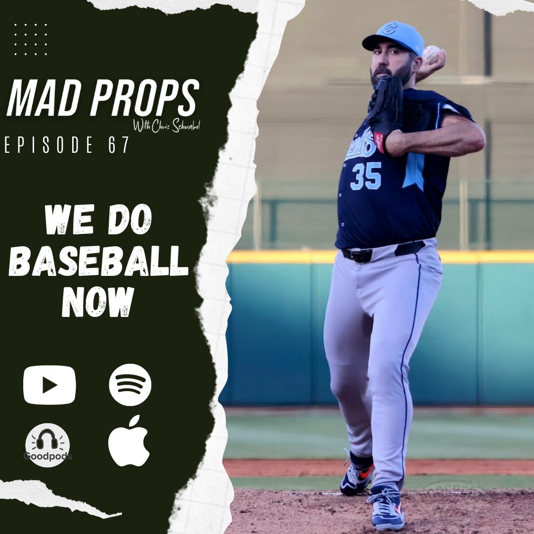 As Lil Wayne once said, sorry for the wait 🎶

Tune into this baseball filled episode! ⚾️

#madprops #podcast #baseball #baseballism #baseballs #baseballlife #baseballseason #mlb #schnabel #studios
