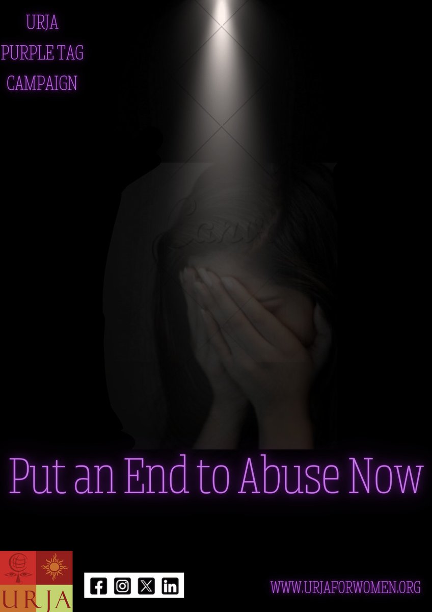 URJA Purple Tag Campaign urjaforwomen.org 
#endVAWG #spreadtheword #standup4humanrights