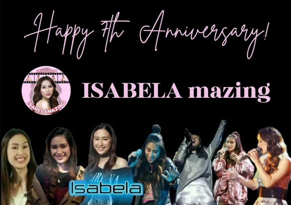 Isabelamazing's tweet photo. We would like to greet @lalavinzon  and to all LALAnatics out there a Happy 7th Anniversary!🎉 WE LOVE YOU LALA!🫶🏻 https://t.co/e9aklU7RVR