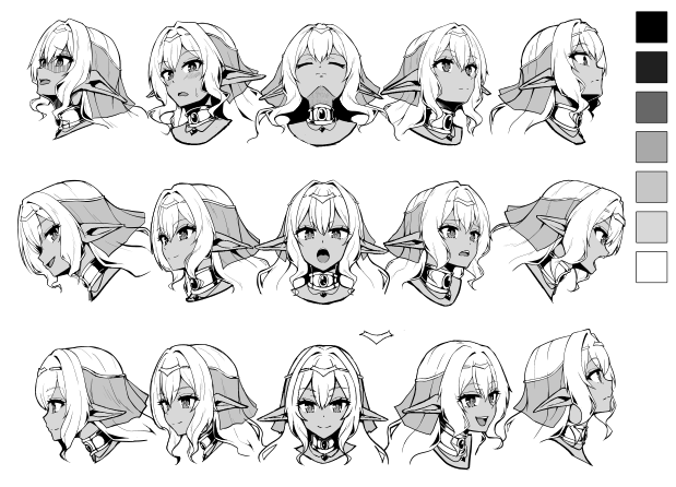 @NomuraKasuke pixivにこういう練習帳を公開されてる方もいるのでおすすめです～ 