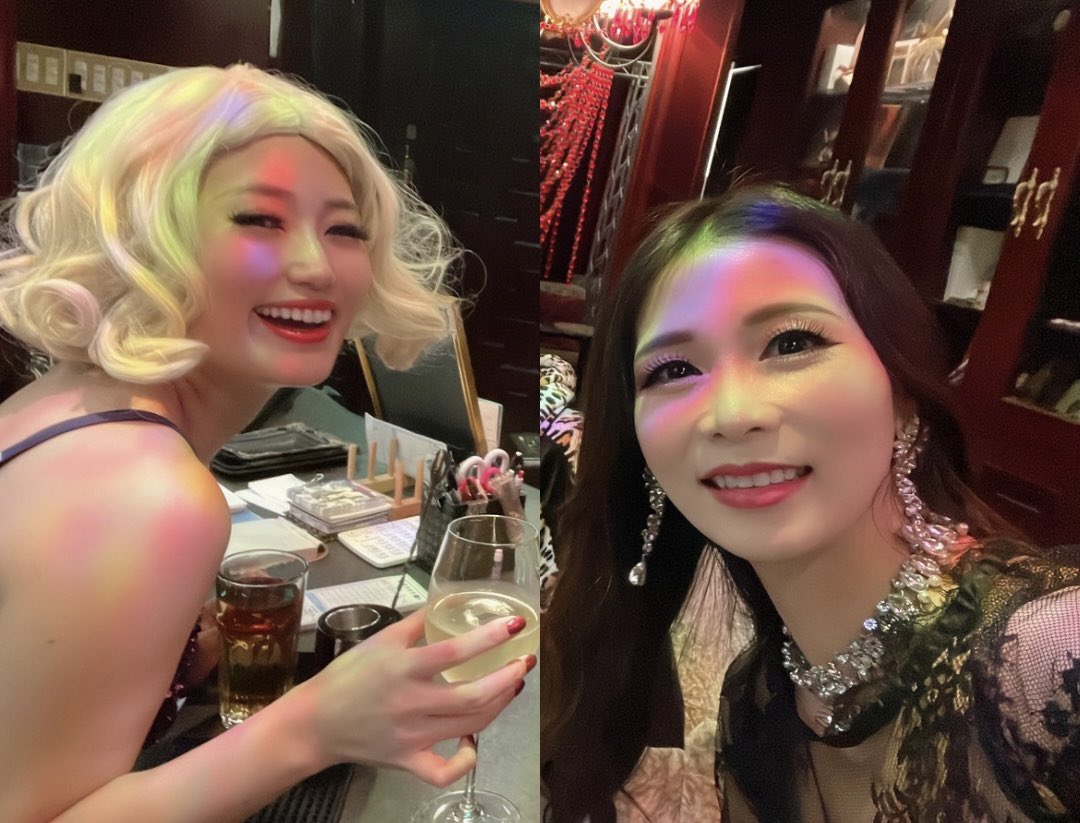 本日は彩子さんとBARやります🍸💗 初めてのBAR営業ワクワク✨ お気軽にお立ち寄りください〜☺️