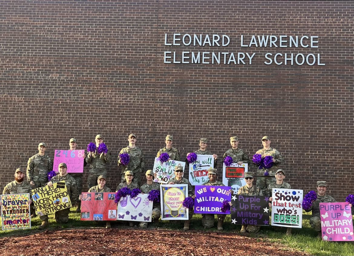 TeamBPS is proud to Purple Up for our military students in partnership with our friends and neighbors @Offutt_AFB for Month of the Military Child 💜 Thank You to all military children for your service & sacrifice! 

#ChampionsForChildren #bpsne #MOMC