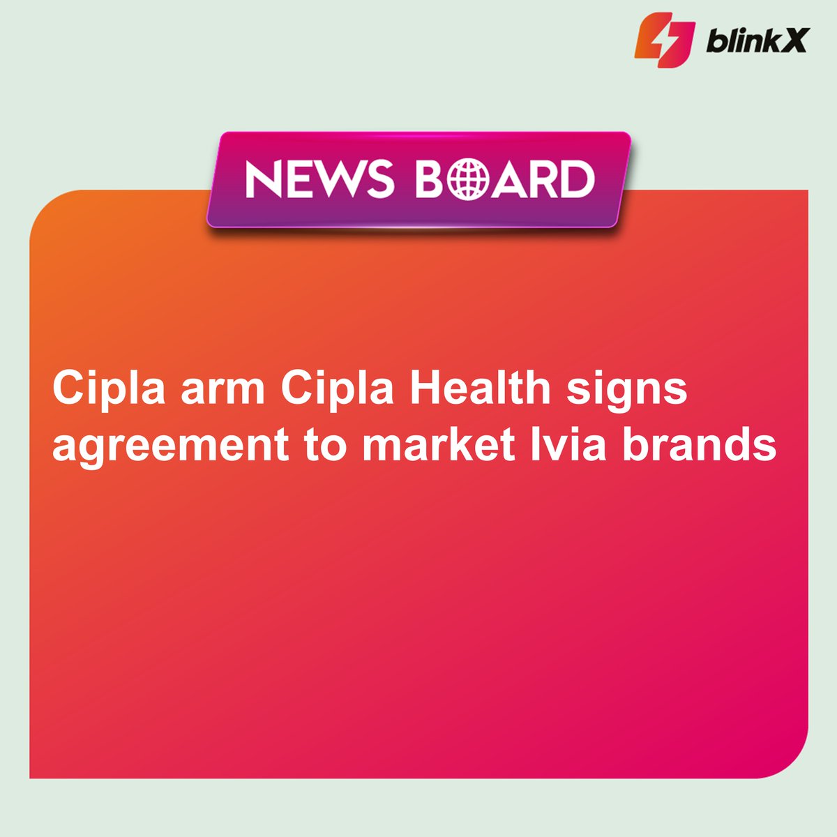 This strategic move is aligned with Cipla’s focus on enhancing its consumer healthcare and wellness portfolio, the company said in a statement.

#Cipla #agreement #CiplaHealth #Ivia #beauty #Brands #cosmetics #health #healthcare #pharma #deals #project #company #stocks…