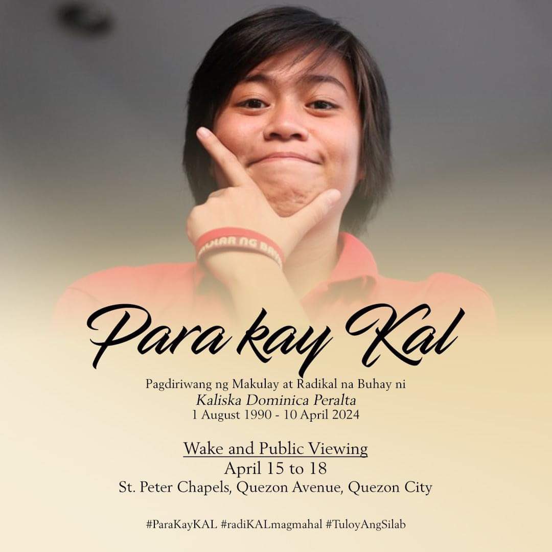 UPCineastes's tweet photo. Nakikiisa ang UP Cineastes' Studio sa pagbibigay ng pinakamataas na pagpupugay kay Kal Peralta (Batch 2008B), isang tunay na alagad ng sining at bayani ng sambayanan! https://t.co/tysIUJAAEg