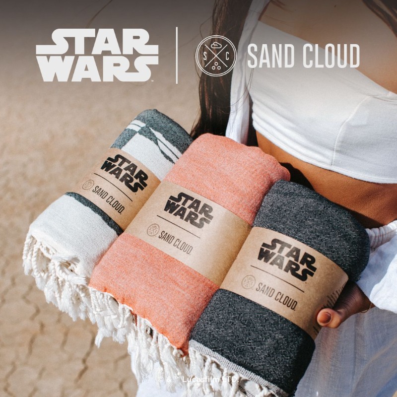 MySandCloud's tweet photo. Star Wars™ x Sand Cloud has landed!