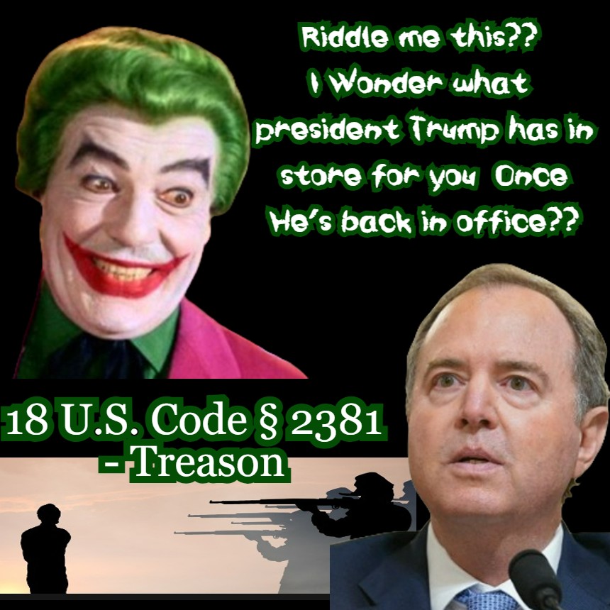 @RepAdamSchiff You people mistake presidents @realDonaldTrump desire to get along with people as a sign of weakness. Let me thank you for opening up his eyes. Once he gets back in office he is going to be totally motivated to deal with you in the most vicious direct way possible.