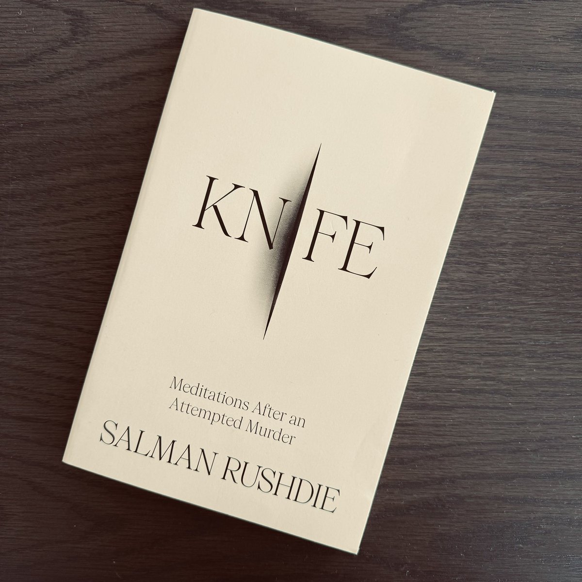 Time differences being what they are, Tuesday the 16th came earlier here in Australia. This is hardly significant in itself, but since this is the publication date of #Knife by Salman Rushdie, in this regard it’s of supreme importance. So I rushed to the #pottspointbookshop this…