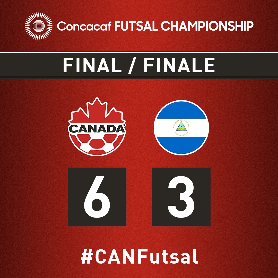 We advance! Up next: the Quarter Finals, for a spot in the Futsal World Cup! #CANFutsal