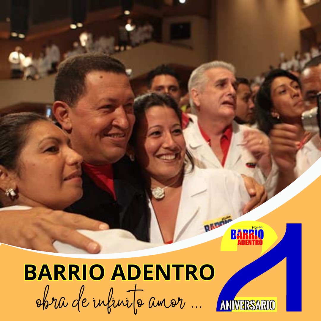 cubacooperaven's tweet photo. Los médicos cubanos que cumplen misiones en el exterior son ejemplo de altruismo, humanismo y entereza. 

#21AniversarioBarrioAdentro ⚡️⚡️
#CubaPorLaVida 
#CubaCoopera 
@cubacooperaven 
@MINSAPCuba 
@japortalmiranda ⚡️⚡️ https://t.co/Fz0g57UQOf