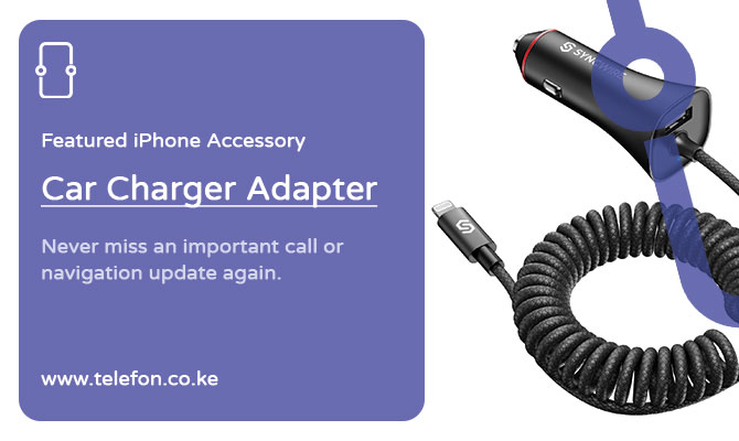 Stay connected on-the-go with a reliable car charger adapter for your iPhone! Never miss an important call or navigation update again. #iPhoneAccessories #TechTravel