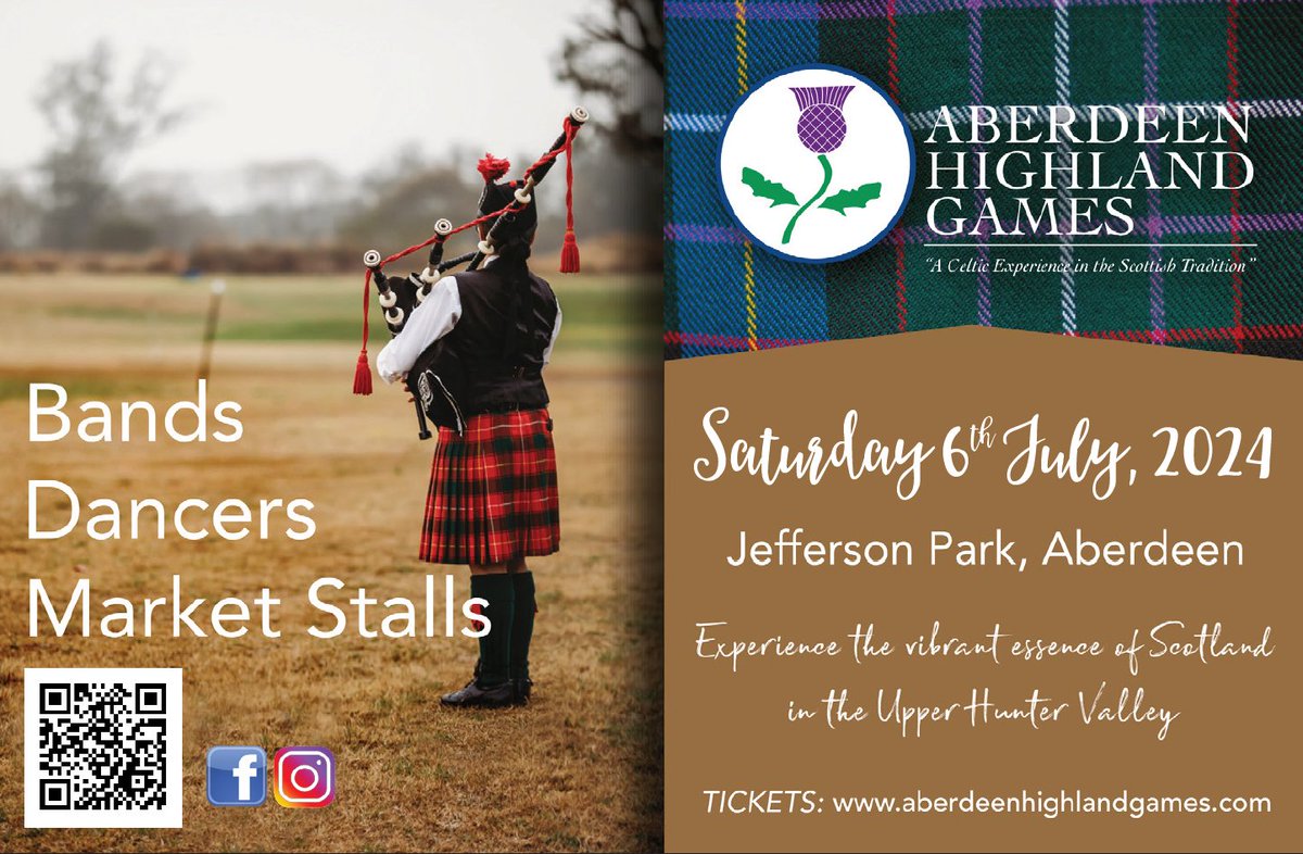 #GetYourKiltOn at the #AberdeenHighlandGames
👉 aberdeenhighlandgames.com
#AberdeenNSW #UpperHunterValley #ScotSpirit #PipeBands #Tartan #ScottishBanner #HighlandDancing #ScottishFestival #CelebrateScotland #GatherTheClan #HighlandGames #LoveScotland #LoveHighlandGames #KiltUp