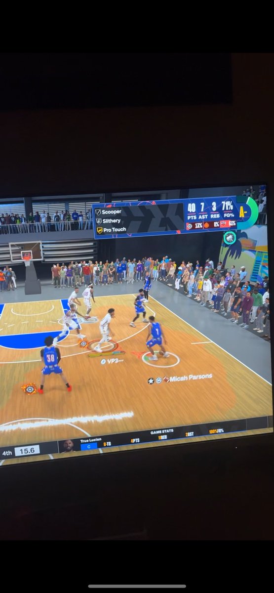 Just dropped a 40 piece on <a href="/MicahhParsons11/">Micah Parsons</a> on 2k
