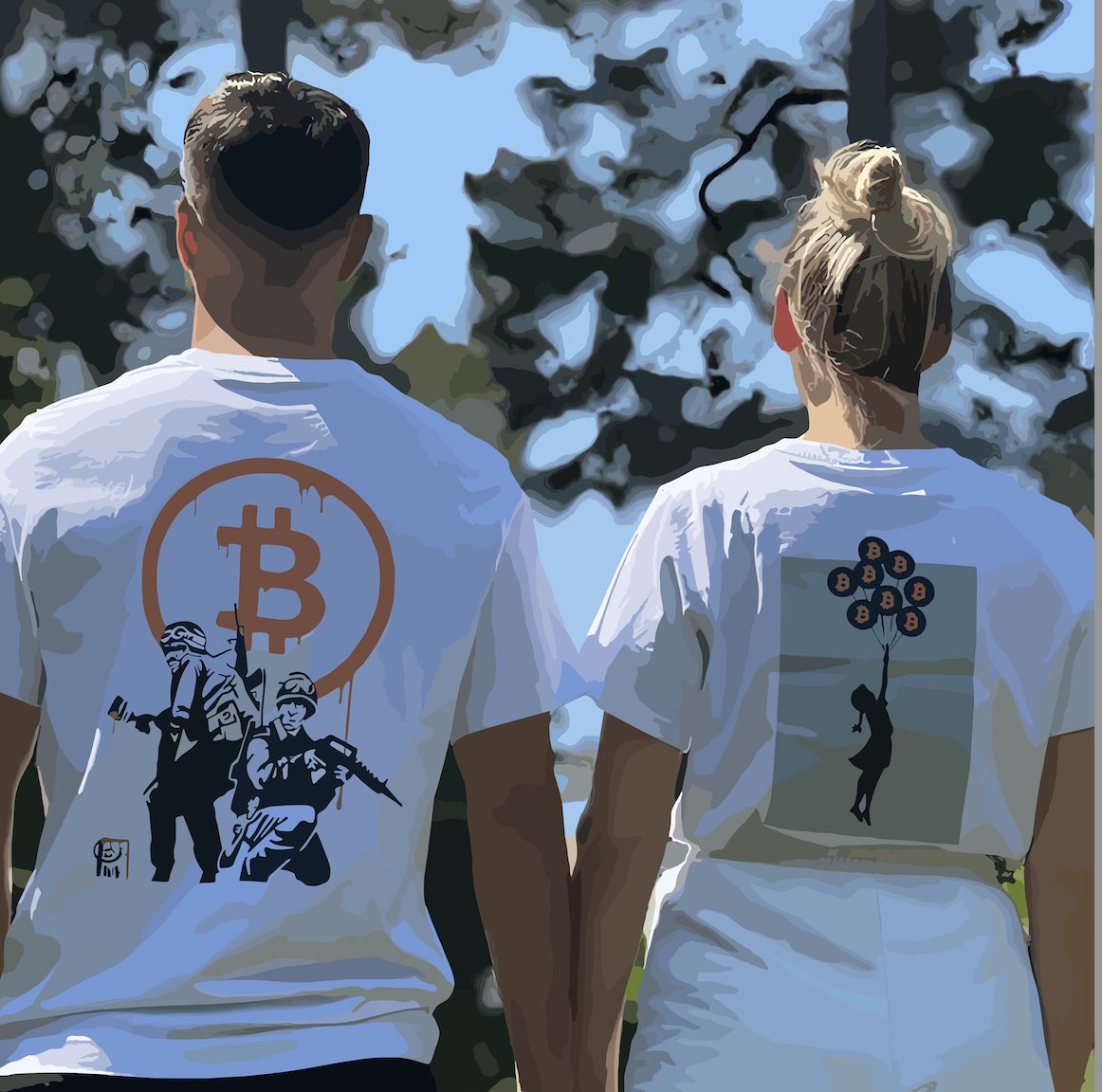 Brick by brick, mural by mural, Street Cyber is building a new financial world with Bitcoin. Be part of the foundation! #BitcoinAdoption #BuildingTheFuture