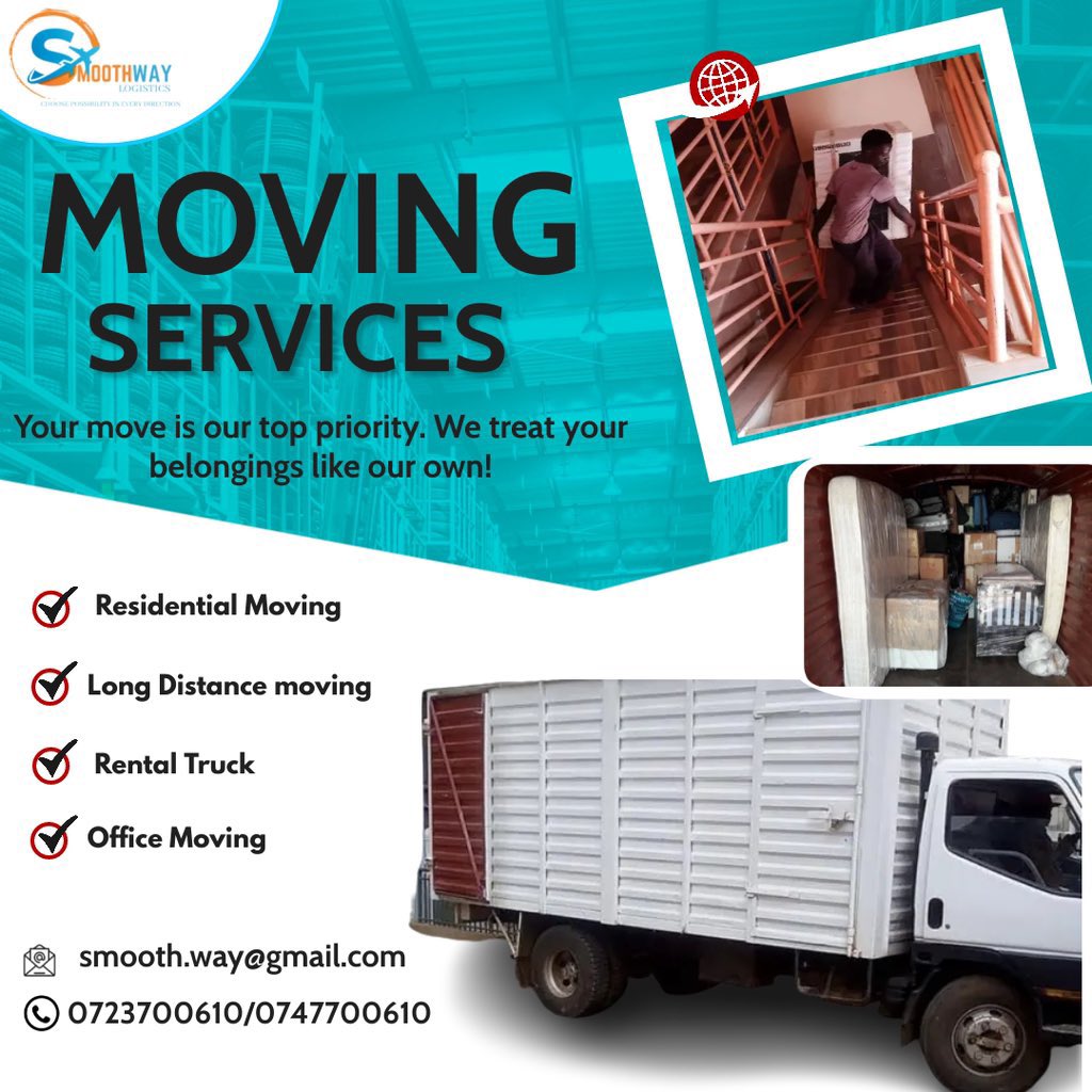 Experience the difference with our reliable moving services. We treat your belongings with care and deliver them safely to your new doorstep. From packing to unpacking, we've got you covered! Call us today 0723700610/0747700610