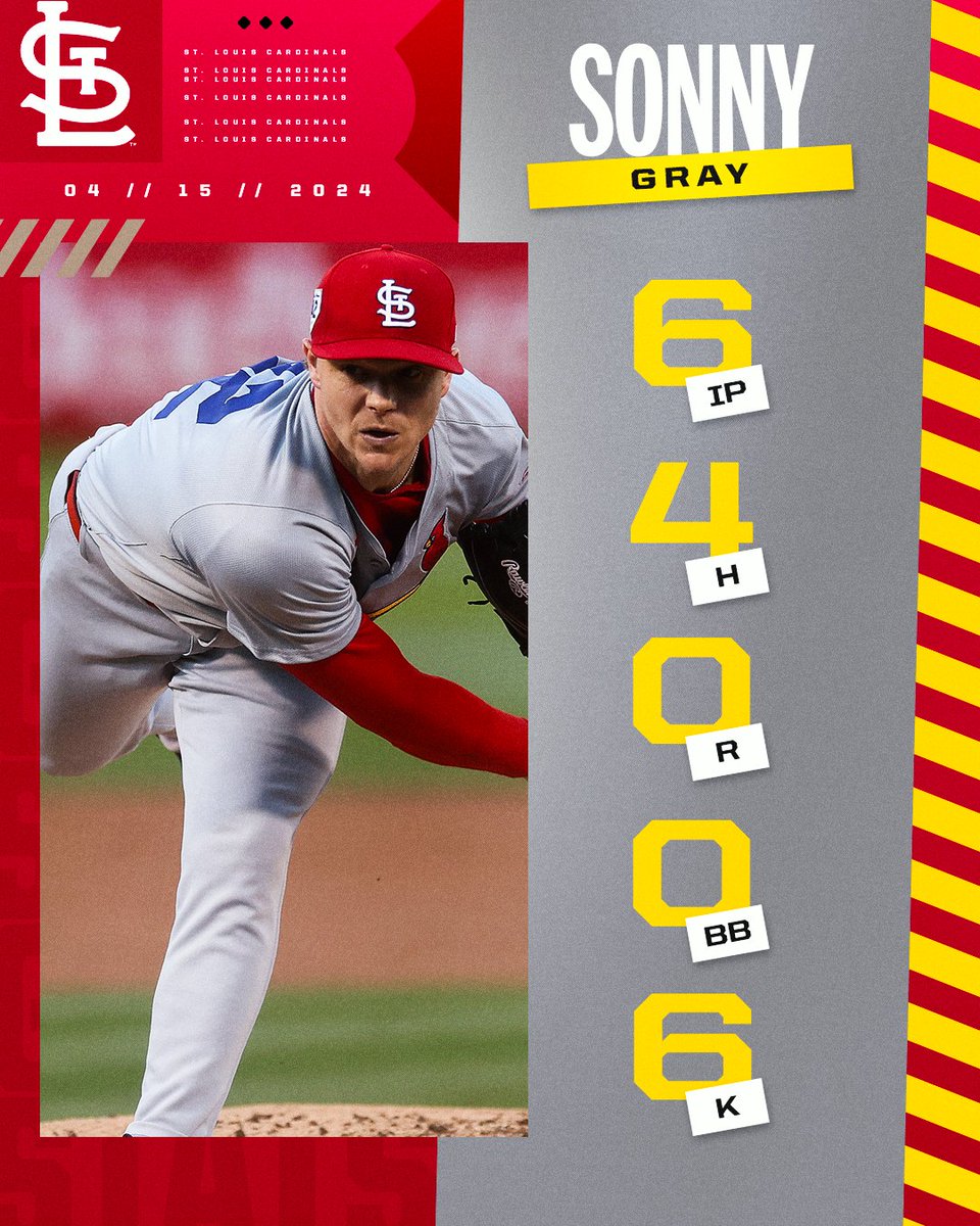 Sonny Gray has tossed 11 scoreless innings to begin his @Cardinals career. #Jackie42