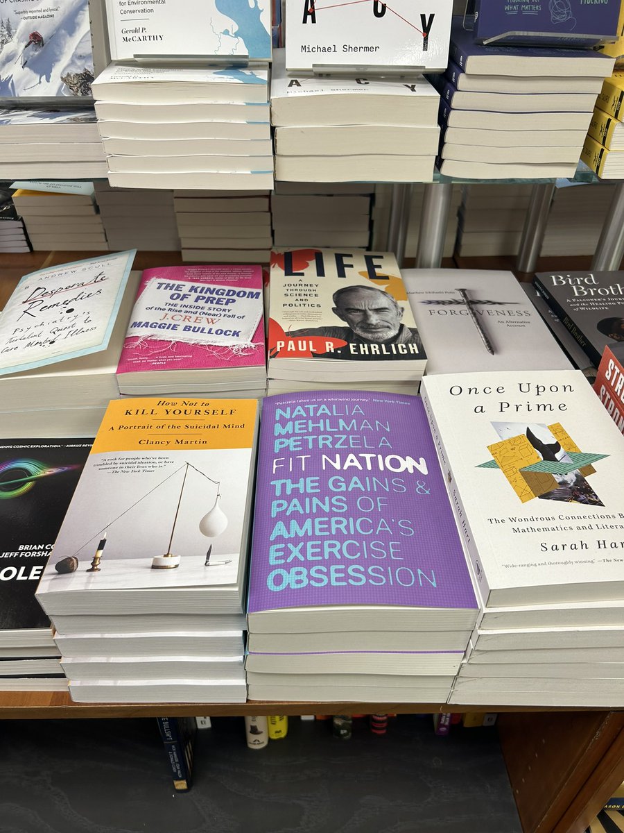 First spotting of FIT NATION paperback in the wild! And at the venerable @PoliticsProse no less! @UChicagoPress