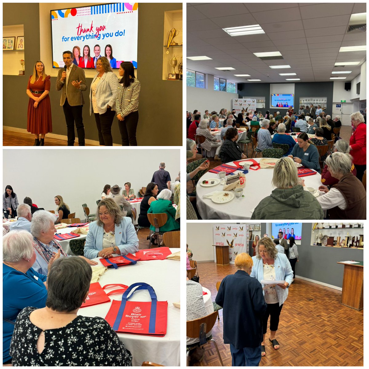 Celebrating the excellent volunteers of the north-eastern suburbs today with local members Blair Boyer, Rhiannon Pearce and Olivia Savvas. #VolunteerAppreciation