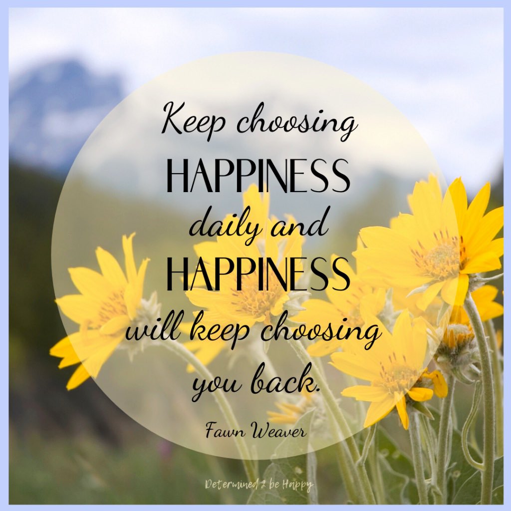 Tuesday Friendly Reminder… Keep choosing happiness daily and happiness will keep choosing you bank. 🙌🍃🌼😊 #BeHappy #TuesdayVibes #TuesdayThoughts