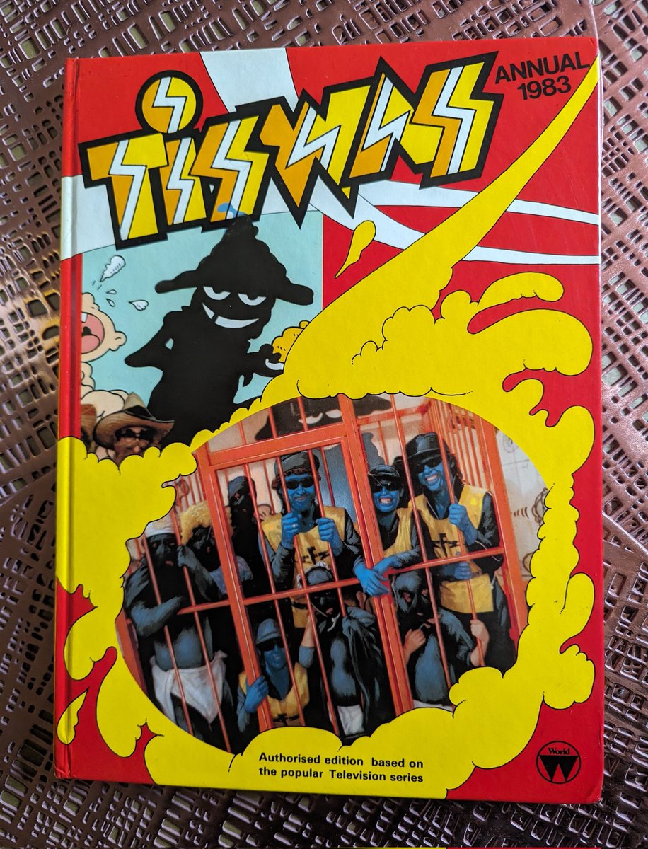 This is what they want! How great is the Tiswas annual 1983 from World International Publishing? This was the fourth and final Tiswas annual, and was actually published several months after the iconic show's final episode aired in April 1982.