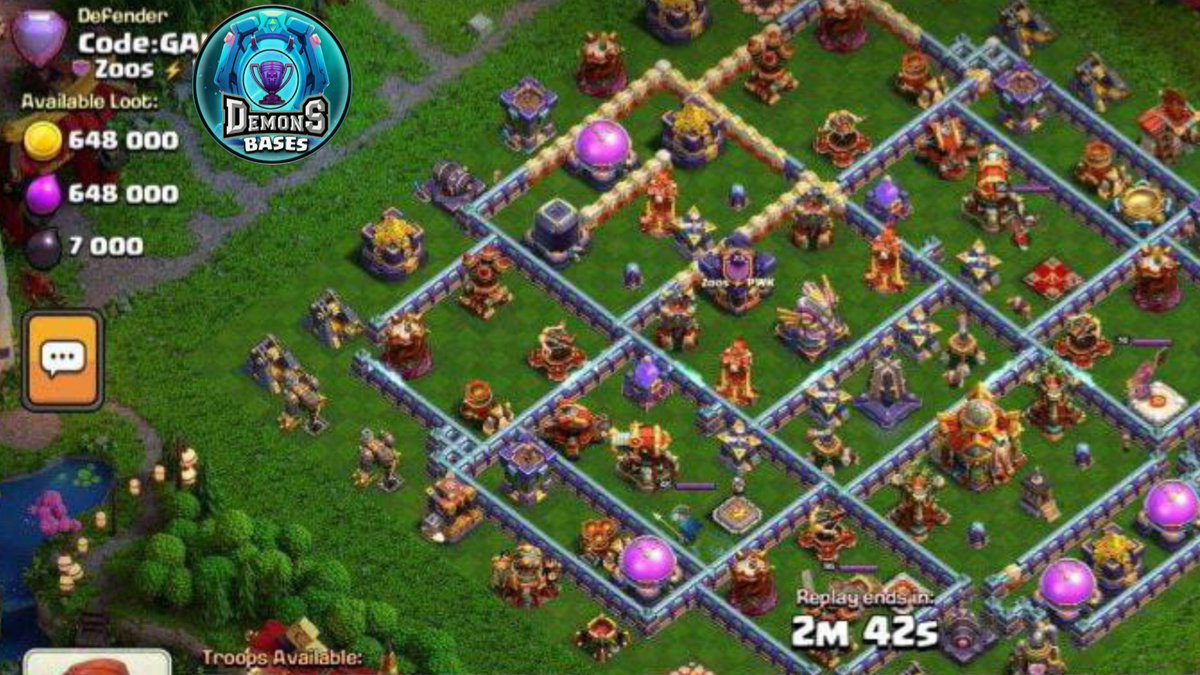 Code Gaku
link.clashofclans.com/en?action=Open…

🔁Repost Please 

⚠️Want World Championship Base with same traps ? Join Here ⤵️(You Are Legend Members)
youtube.com/channel/UCe43_…

#ClashOfClans #coc #ClashOn